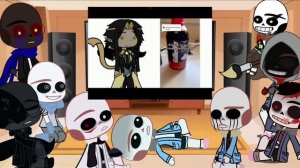 Sans au react to Dream |Part 2| Read description for warnings!| NOT CANNON!|
