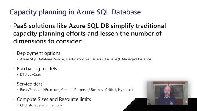 Azure SQL Capacity Planning: Overview | Data Exposed смотреть онлайн