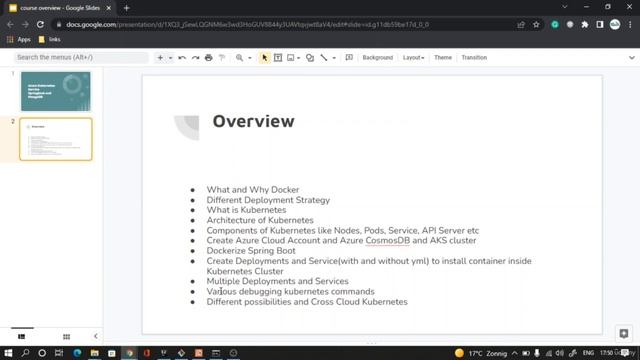 Introduction to Azure kubernetes service springboot and mongoDB смотреть онлайн