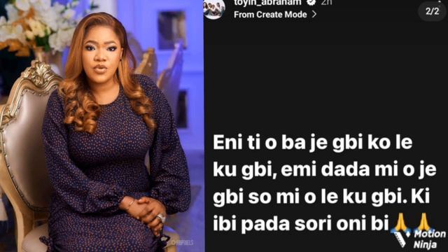 ‘This Is The Height Of It’ Toyin Abraham Angríly React After A Lady Did This To Her, Says It’s Not. смотреть онлайн