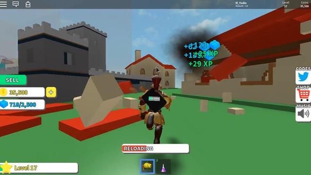 Симулятор разрушений Роблокс.Разгром и хаос с новой пушкой в Simulator ROBLOX. смотреть онлайн