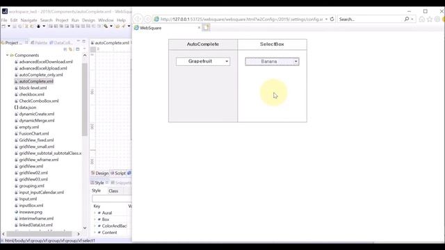 AutoComplete vs. SelectBox | WebSquare5 - Quick Guide смотреть онлайн