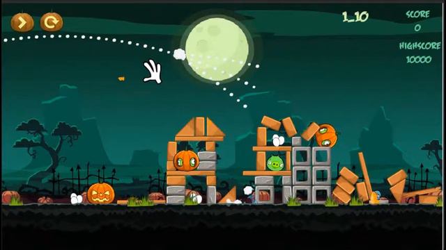 Angry Birds Halloween Level 1-10 смотреть онлайн
