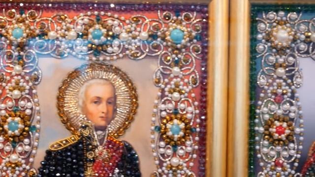 Бисерные картины и иконы из хрусталя на формуле рукоделия 2018 смотреть онлайн