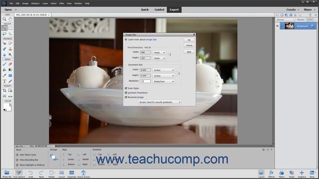 Photoshop Elements 2021 Tutorial Image Size & Resolution Settings Adobe Training смотреть онлайн