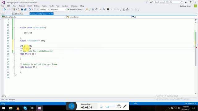 Unity Tutorial: How to Use Enums смотреть онлайн