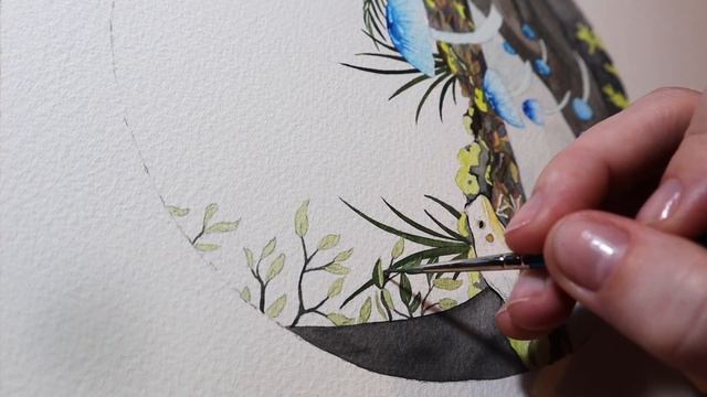 FUNGI FRIDAY 5: Paint with me ? Pixie's Parasol Mushrooms + Froggy Friend смотреть онлайн