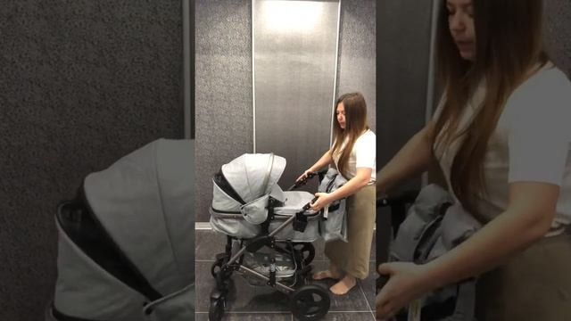 Коляска Luxmom 555 2в1 трансформер утеплённая