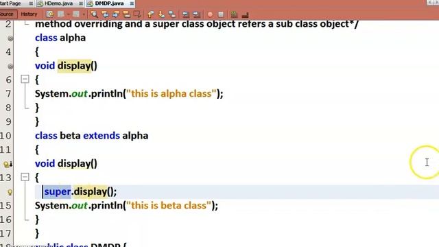 Dynamic Method Dispatch in Java смотреть онлайн