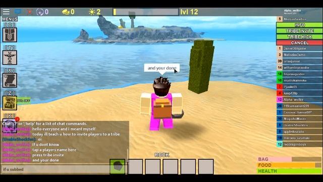 how to invite people in booga booga -roblox- смотреть онлайн