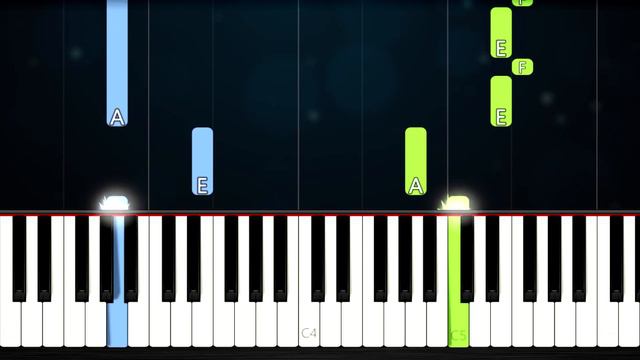 Five Nights At Freddy's - The Movie (Main Theme) - EASY Piano Tutorial смотреть онлайн
