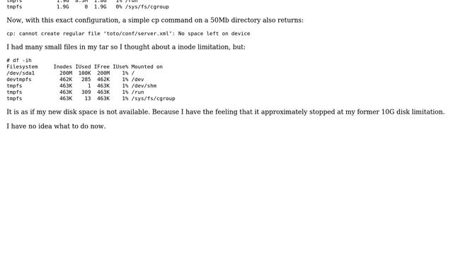 DevOps & SysAdmins: No space left on device after growing filesystem (2 Solutions!!) смотреть онлайн
