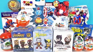 СУПЕРГЕРОИ MARVEL DC COMICS Mix! Сюрпризы МСТИТЕЛИ, ЛИГА СПРАВЕДЛИВОСТИ Kinder Surprise unboxing