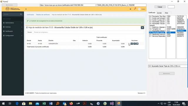 Aplicacion hecha en Visual Studio para carga de Certificado en el Sicoe смотреть онлайн