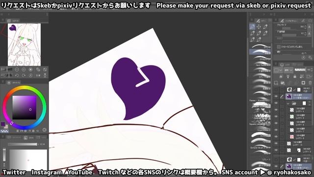 【イラストの完成まで】パンスト - ストッキング【REAL TIME - DIGITAL PAINTING】Panty and Stocking with Garterbelt Stocking смотреть онлайн