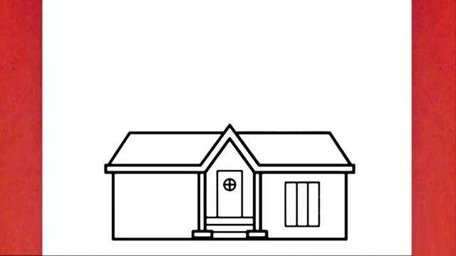 كيف ترسم منزل سهل خطوة بخطوة / رسم سهل / تعليم رسم منزل سهل / How to draw a house easy step by step смотреть онлайн