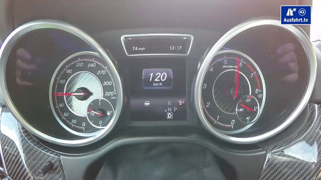 Mercedes AMG GLE 63S Coupé - 0-100 Km/h   0-62 Mph Tachovideo Beschleunigung Acceleration