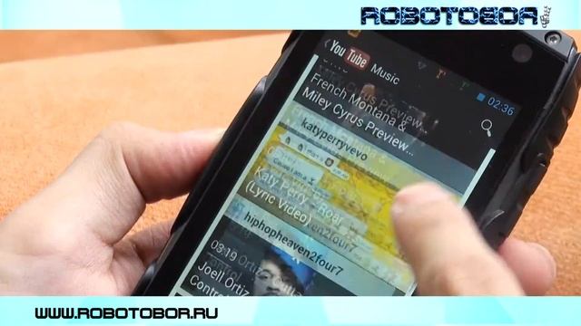 MANN A18 смартфон на базе Android 4.0 - ударопрочный, водонепроницаемый (Черный) смотреть онлайн