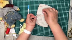 Пошив штанишек для мишки Тедди/БЕЗ МАШИНКИ/Часть 2