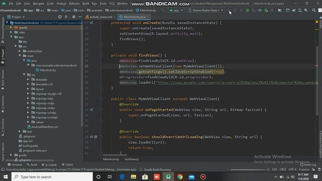 WebView in Android with ProgressBar. Use of WebViewClient class. смотреть онлайн