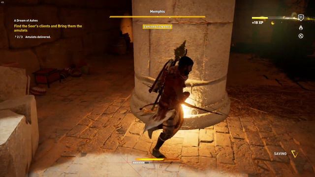 Assassin's Creed Origins - A Dream of Ashes: location of the Adventurer смотреть онлайн