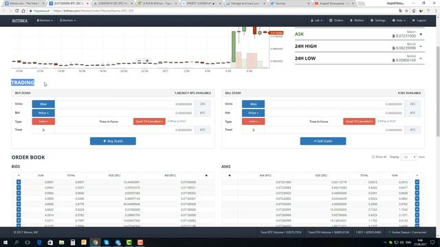 Bittrex | Торговля на бирже Битрикс смотреть онлайн