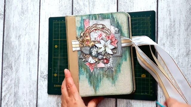 Совместный проект: Новогодний альбом "Зимнее настроение". Мастер-класс по сборке альбома смотреть онлайн