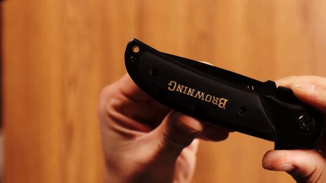 Нож Browning 338 Black Stainlees steel knife смотреть онлайн