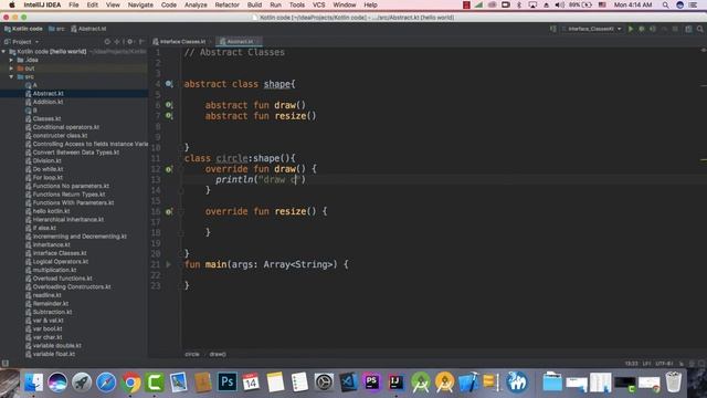044 شرح Kotlin - Abstract Classes смотреть онлайн