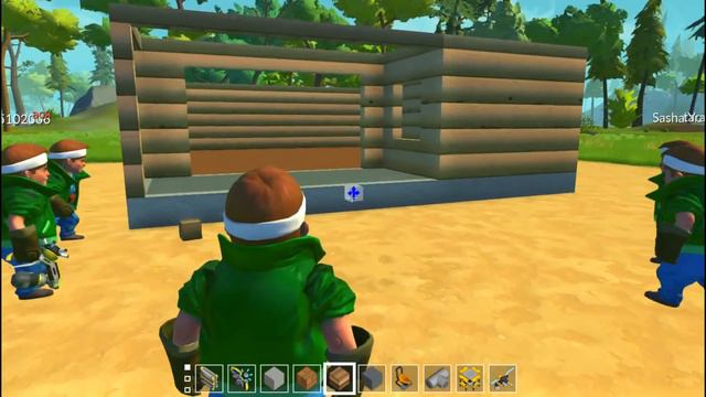 В ДЕРЕВНЕ НАЧАЛОСЬ СТРОИТЕЛЬСТВО ДОМА МИХАЛЫЧА! МУЛЬТИК в Scrap Mechanic смотреть онлайн