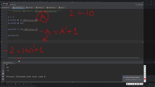 53-) (Python Kursu) - Bitwise Operators (Bitsel operatörler) смотреть онлайн