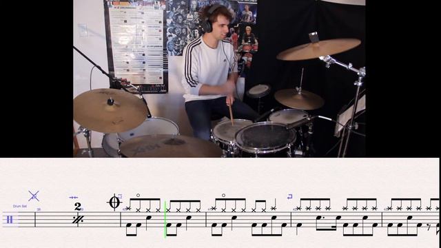 Come As You Are Nirvana - Drum Cover With Sheet Music Tab #18 смотреть онлайн