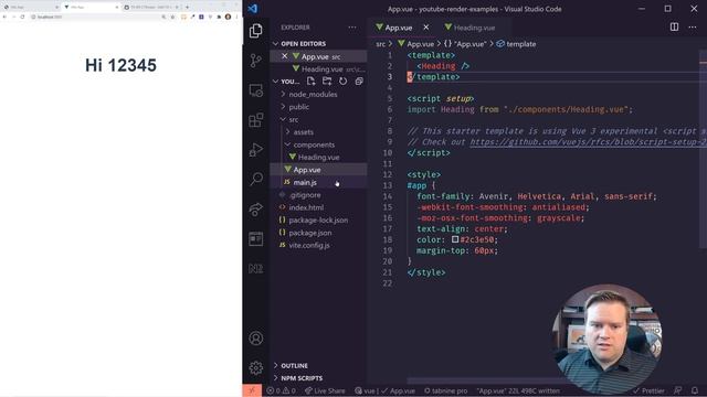 Why You Should Probably Use Vue.js Render Functions - Vue.js 3 Basic Render Function Tutorial смотреть онлайн
