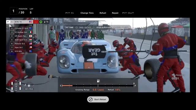 Porsche 917K Pitstop at Le Mans Part 2 : Gran Turismo® 7 смотреть онлайн