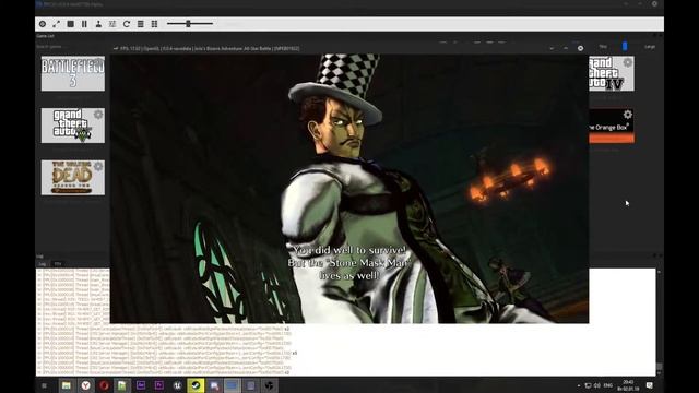 Эмулятор PS3 тест #8 - JoJo’s Bizarre Adventure All-Star Battle [OpenGL] смотреть онлайн