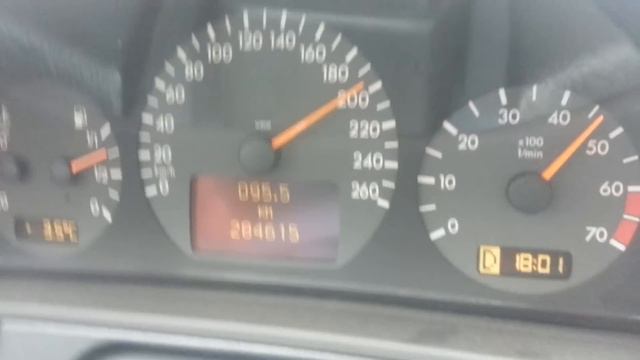 Mercedes Benz W210 E430  разгон 0-240