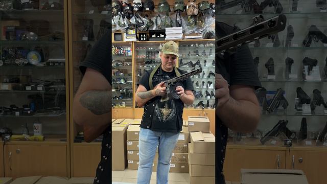 Макет пистолета-пулемета Шпагина ППШ СССР 1941г с ремнем Denix