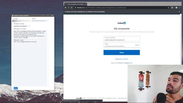 Como BOMBAR Seu LinkedIn No Piloto AUTOMÁTICO Usando a PROGRAMAÇÃO смотреть онлайн