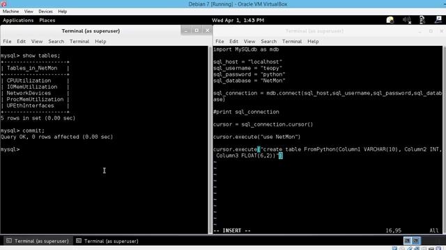 Learn Python For Real Life Networking - Python interacting with MySQL смотреть онлайн