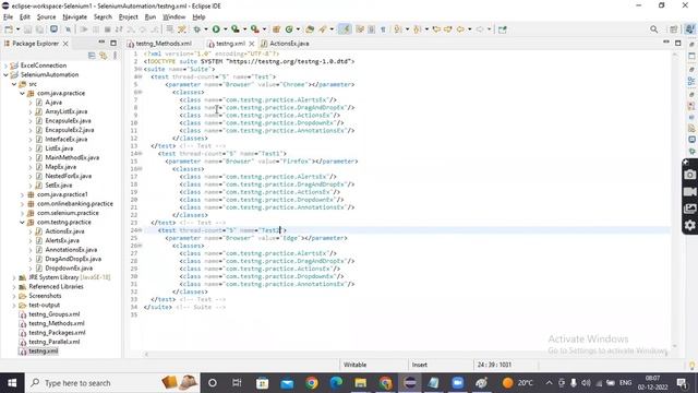 Selenium - TestNG - Session18 смотреть онлайн