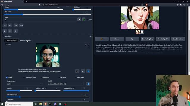 Style2Image In ControlNet (T2I)