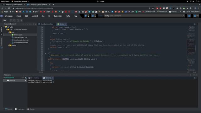 APCSA - Consumer Review Lab - Day 1 - sentimentVal method смотреть онлайн