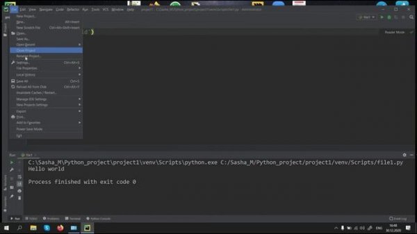 Установка Python. PyCharm. Темы, библиотеки.