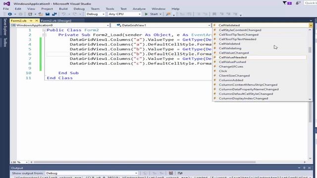 VB.net: Format cell columns decimal and sum columns in datagridview смотреть онлайн