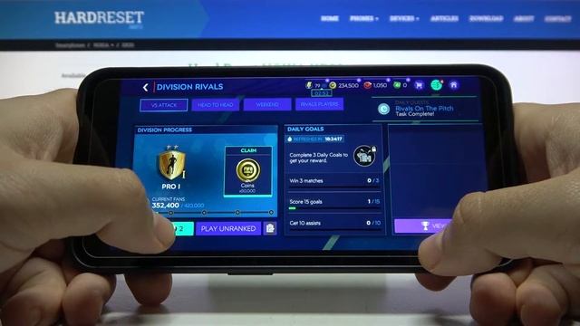 Как Nokia XR20 тянет игры / Тест Nokia XR20 в игре фифа мобайл смотреть онлайн