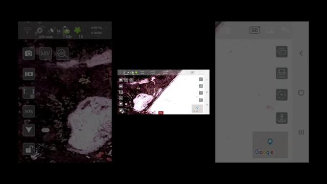 SG907 drone test fly from the phone's app screen смотреть онлайн