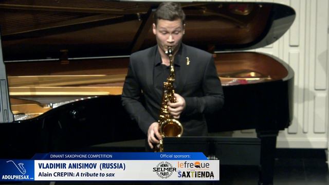 Vladimir Anisimov (Russia) - A tribute tu sax by Alain Crepin (Dinant 2019) смотреть онлайн