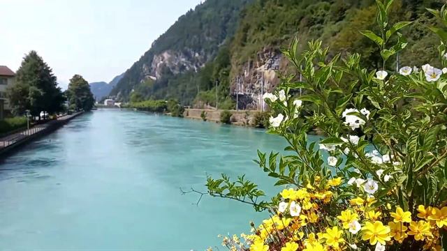 Interlaken, Swiss, Harder Kulm, Valley Of 72 Waterfalls