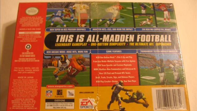 nintendo 64 madden 99 смотреть онлайн