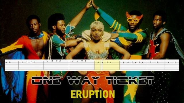 Eruption - One Way Ticket (Guitar Tab) смотреть онлайн